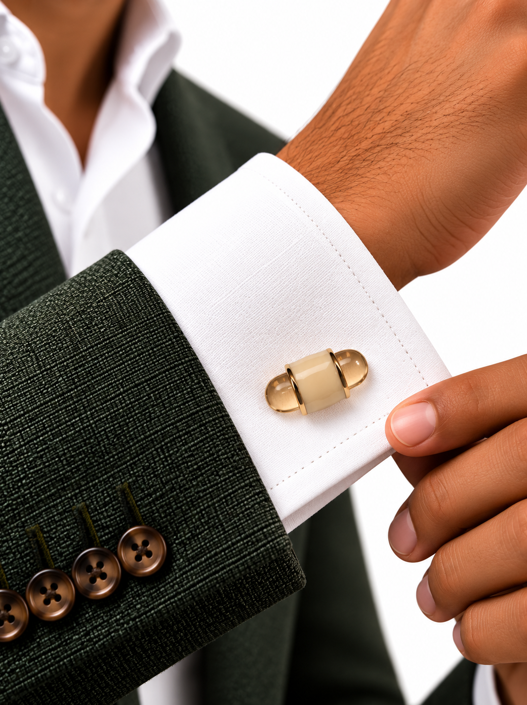 Amber Luxe Cufflinks