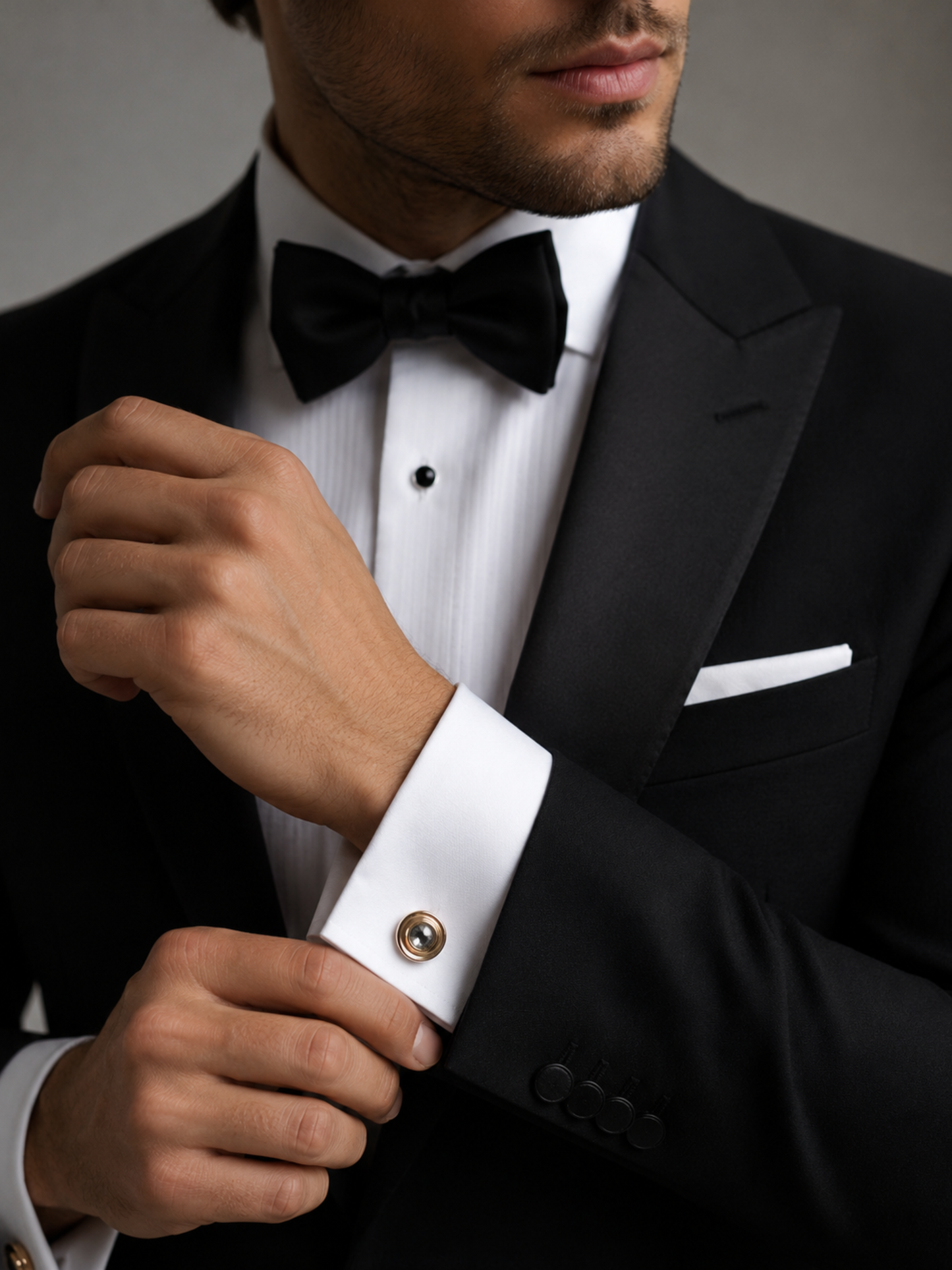 Aurora Crystal Gold-Tone Cufflinks