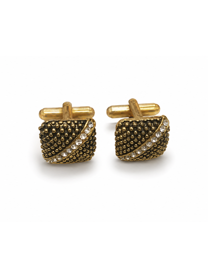 Midnight Luxe Crystal Cufflinks
