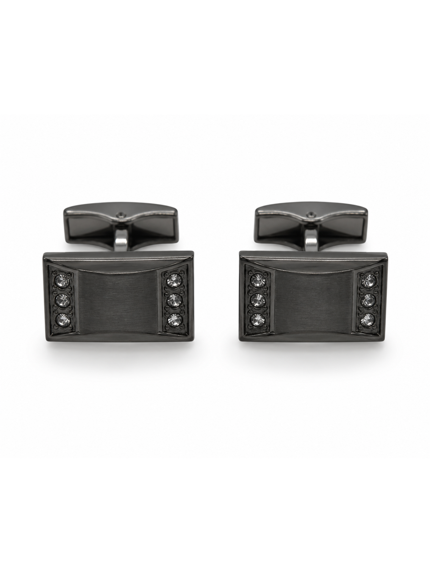 Onyx Regent Crystal Cufflinks
