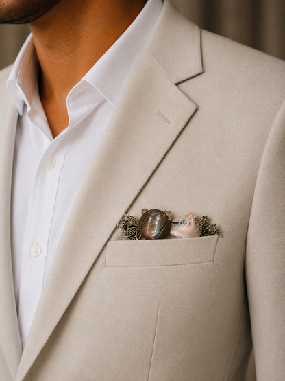 Desert Pearl Pocket Pin