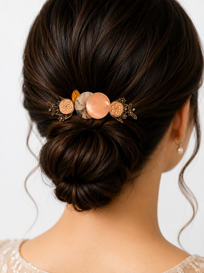 Peach Luxe Pocket Pin
