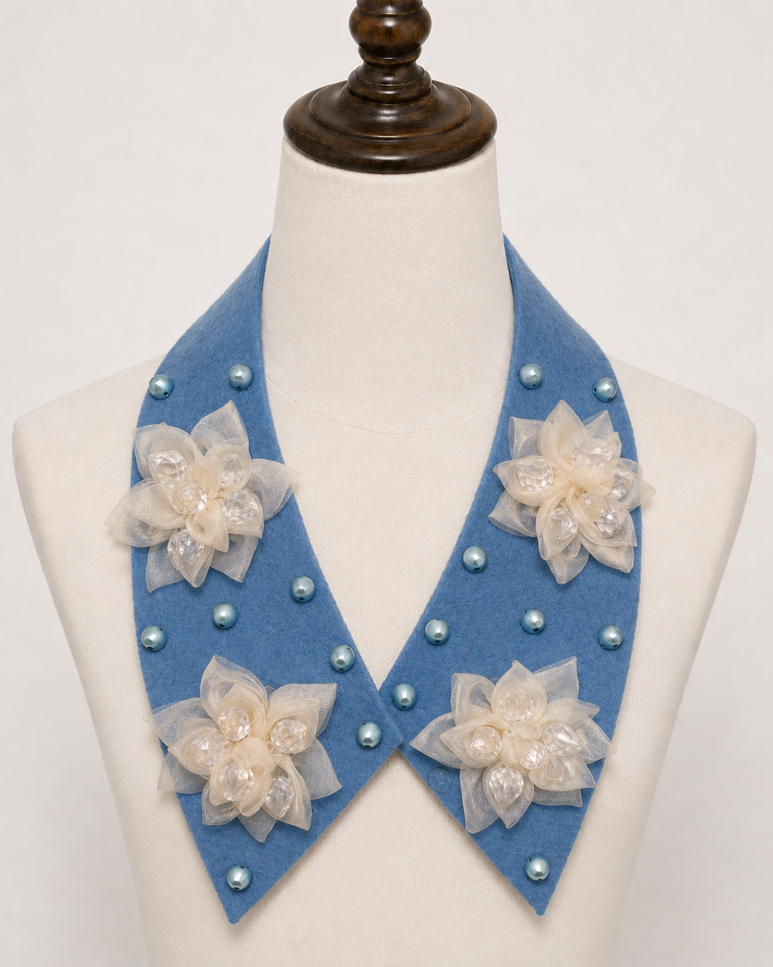 Blue Mist Floral Collar