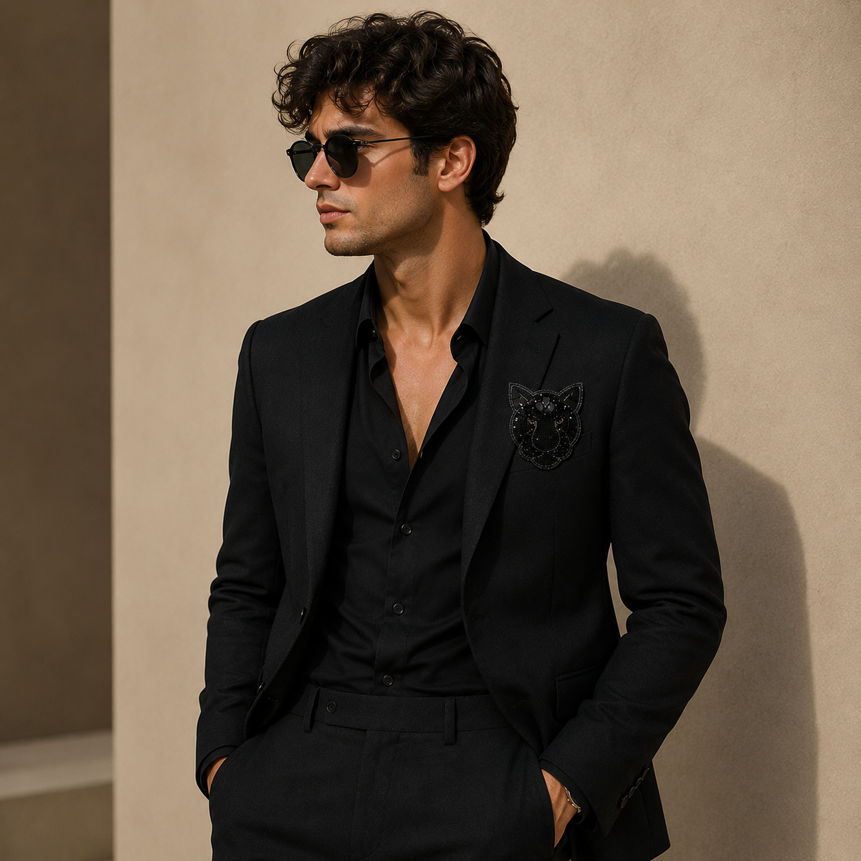Luxe Black Panther Motif