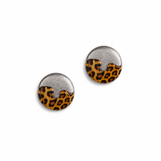 Luna Leopard Accent Buttons