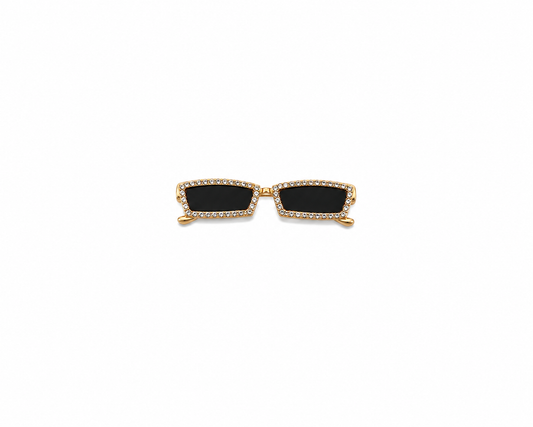 Golden Noir Shades Brooch