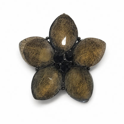 Midnight Bloom Brooch