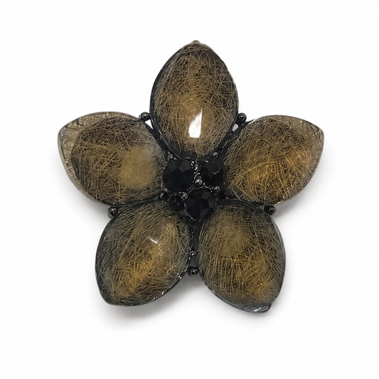 Midnight Bloom Brooch