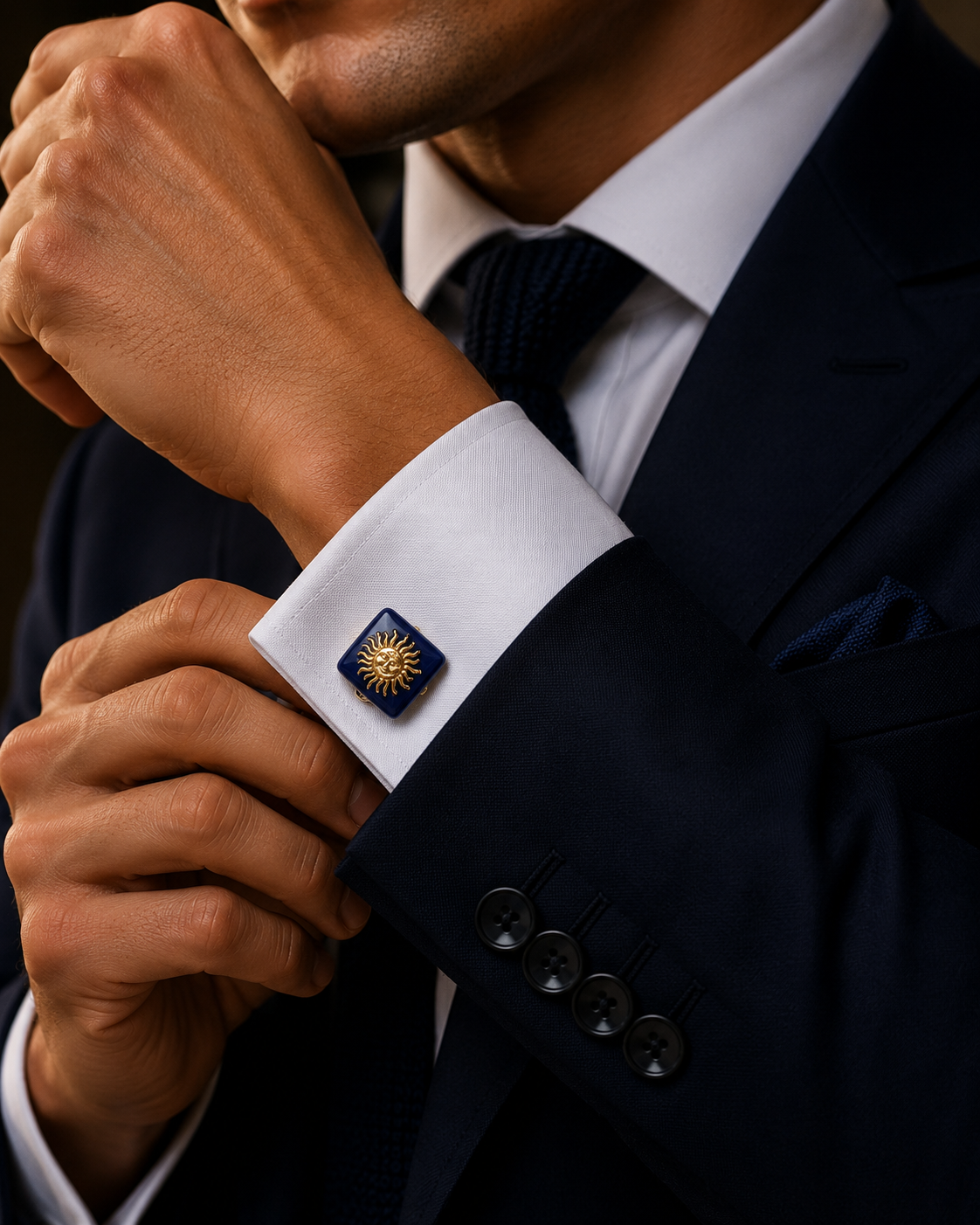 Celestial Sunburst Cufflinks