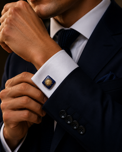 Celestial Sunburst Cufflinks