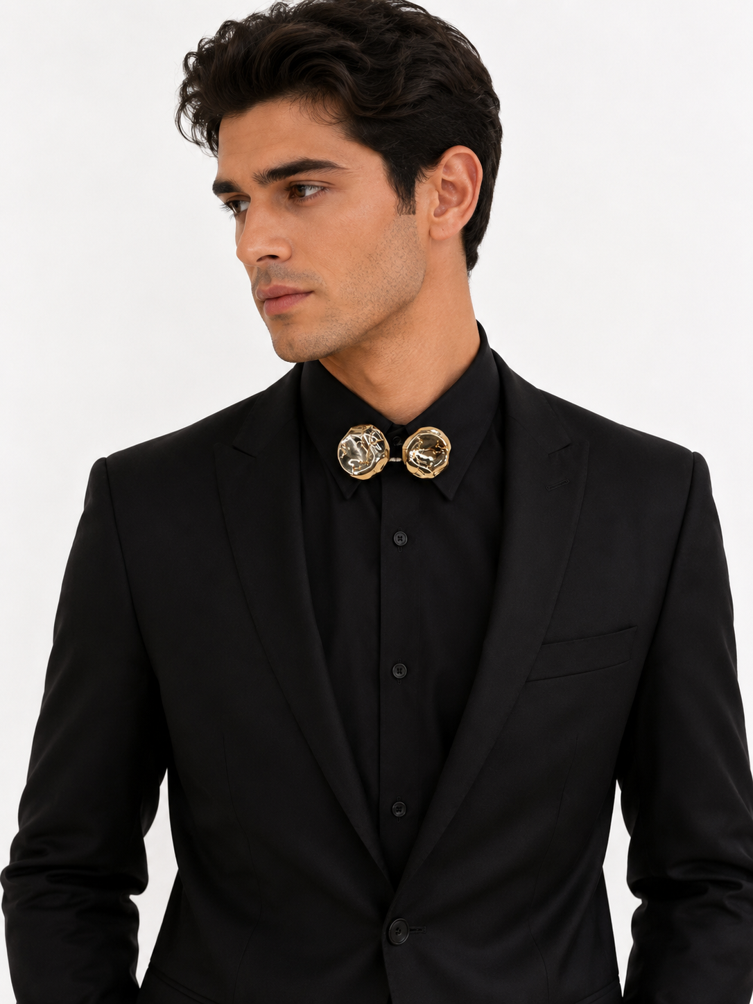 Crushed Gold Buttons