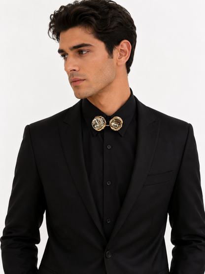 Crushed Gold Buttons
