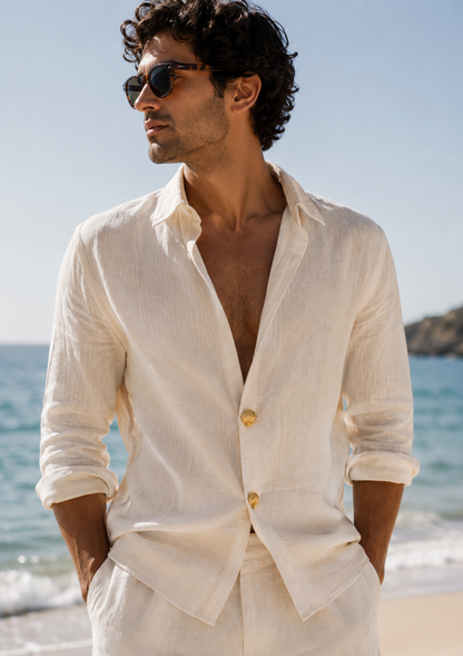 Seashell Statement Button
