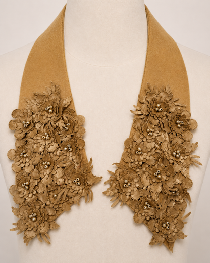 Golden Bloom Statement Collar