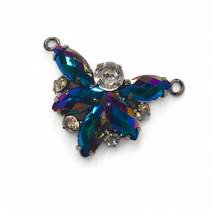 Aurora Crystal Bloom Charm