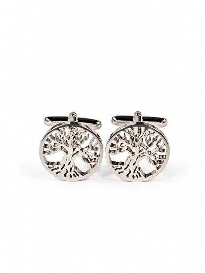 Sterling Tree of Life Cufflinks